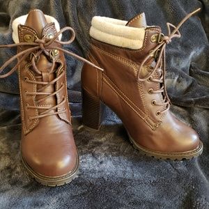 Brand New Torrid Brown Huey Heeled Booties
